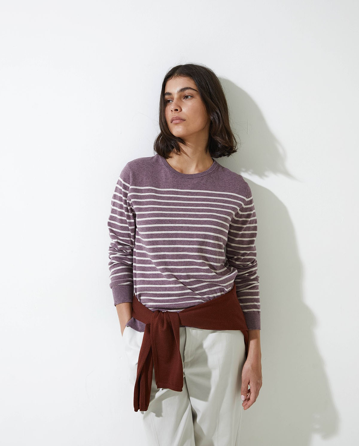 Striped Organic Cotton Sweater