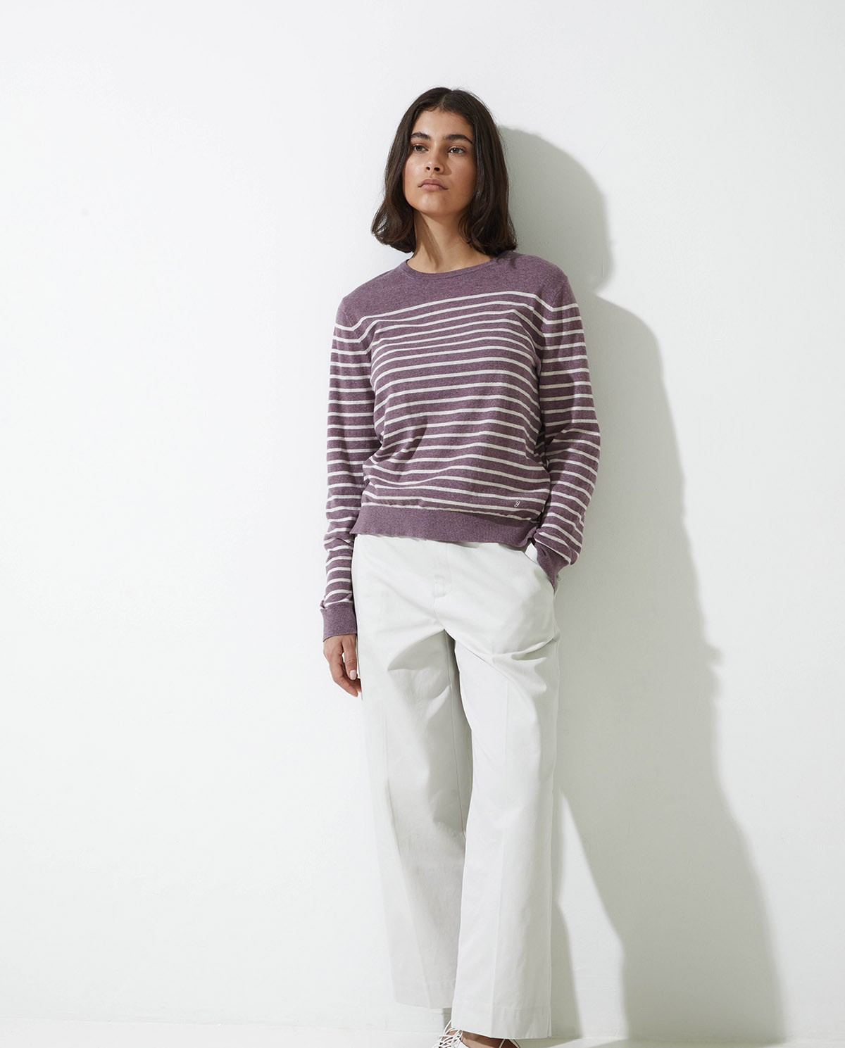 Striped Organic Cotton Sweater