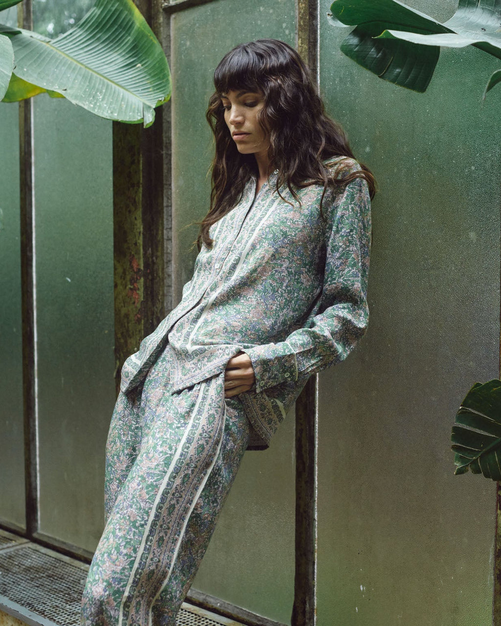 Kana Flowish Orchid Shirt