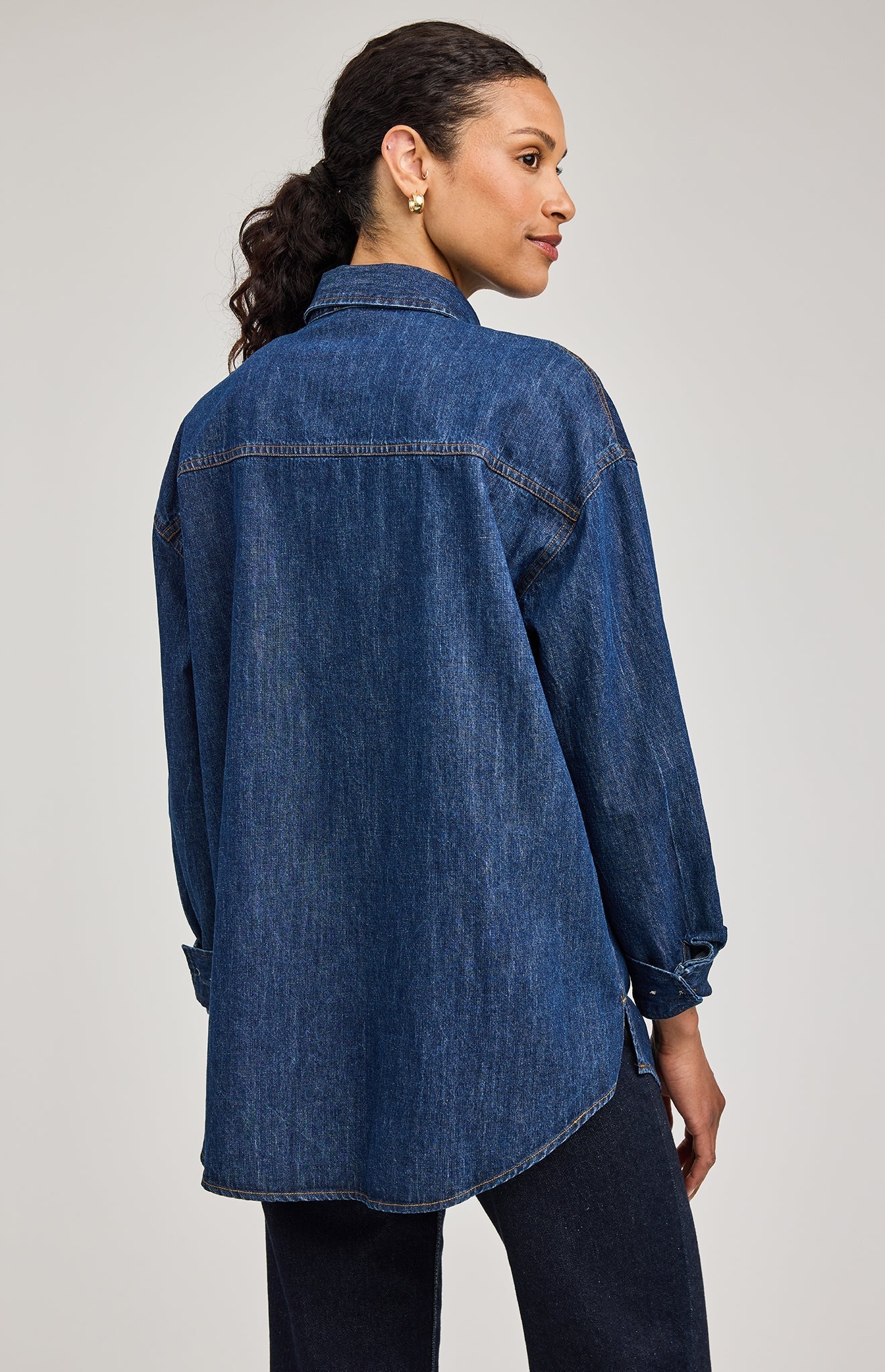 Whitney Denim Button Down