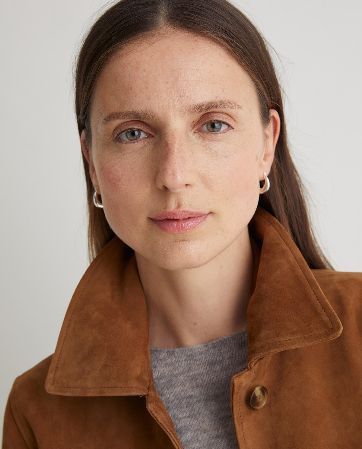 Brown 100% Suede Jacket