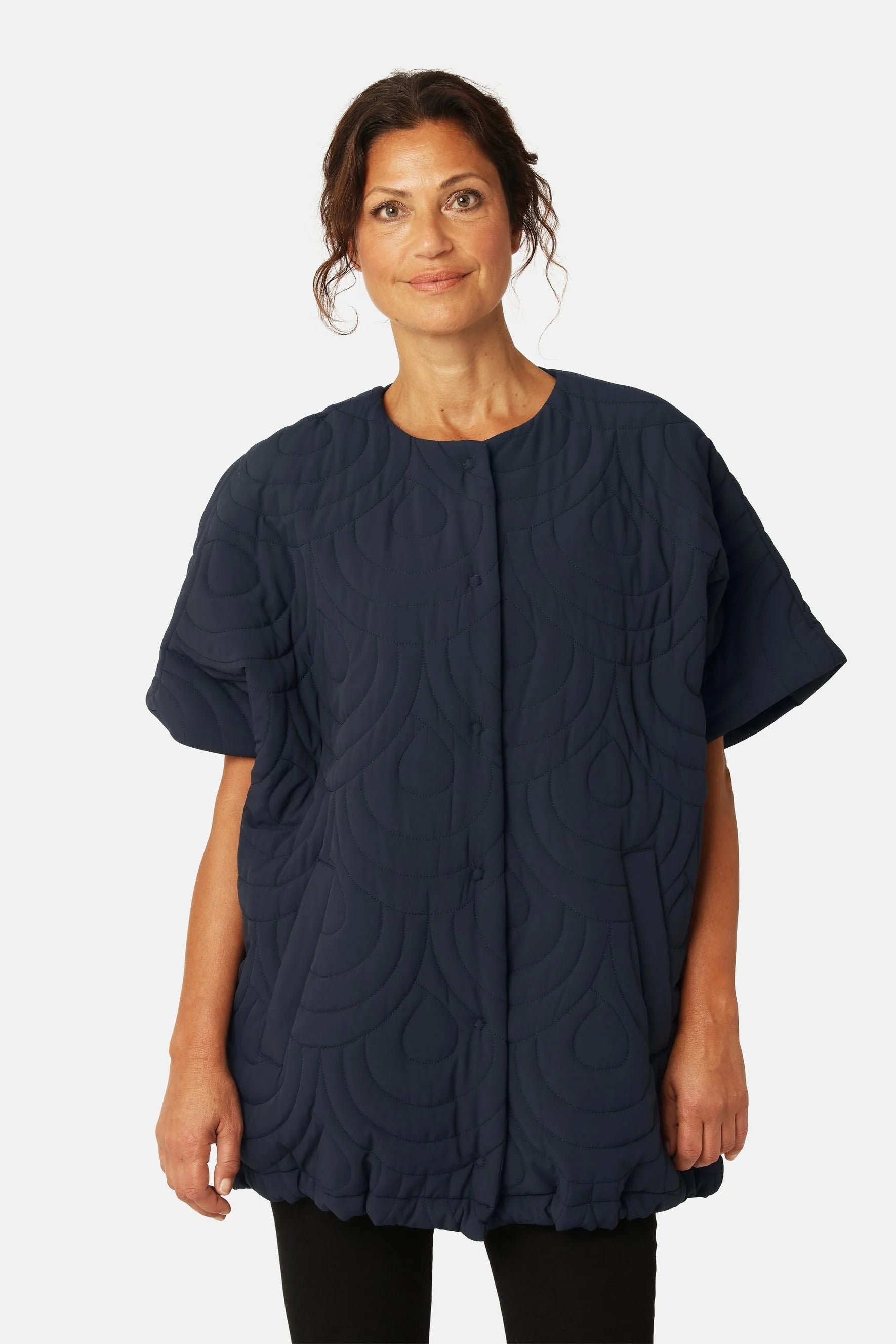 Blossom Short Quilted Cape