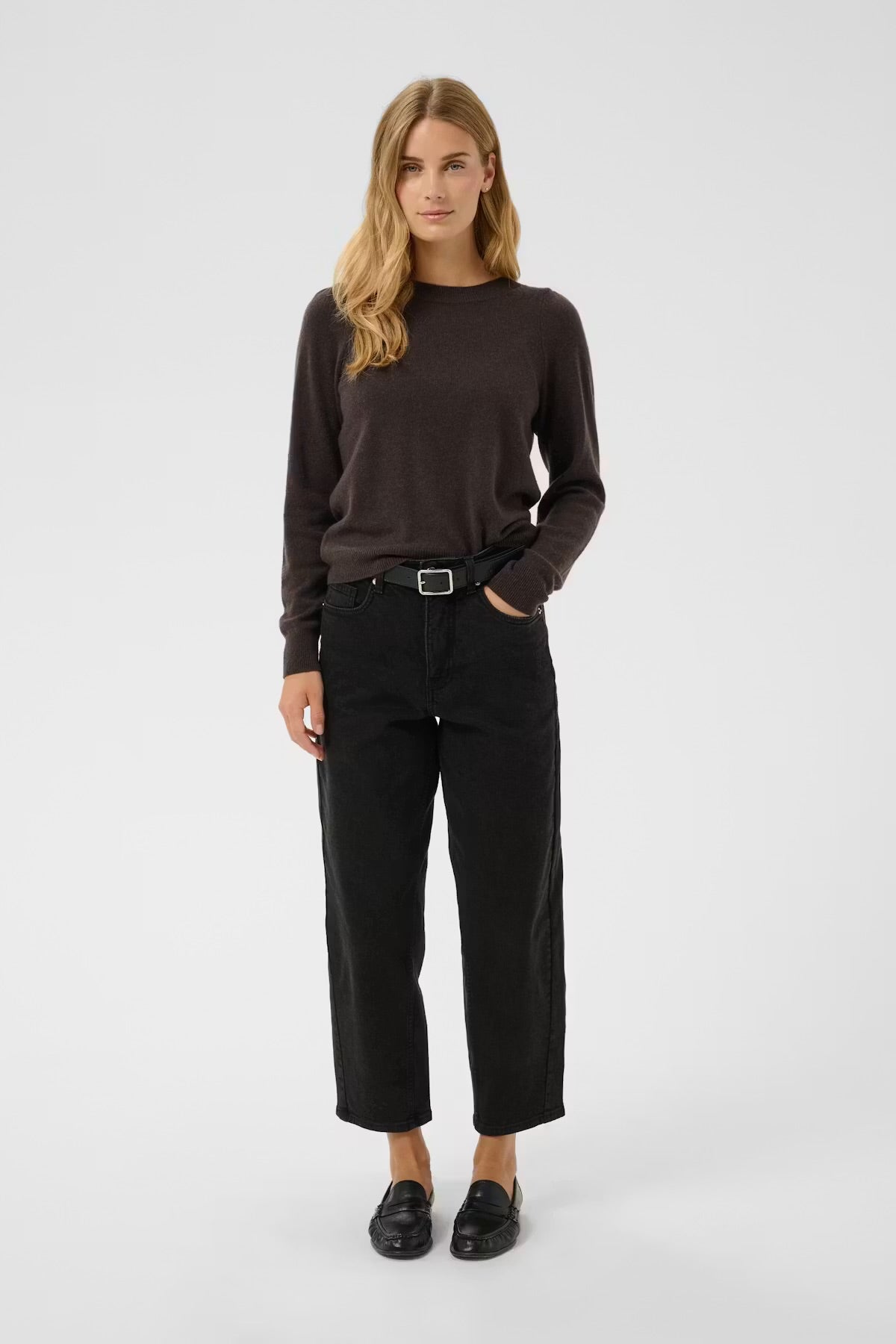 Adelena Black Jeans