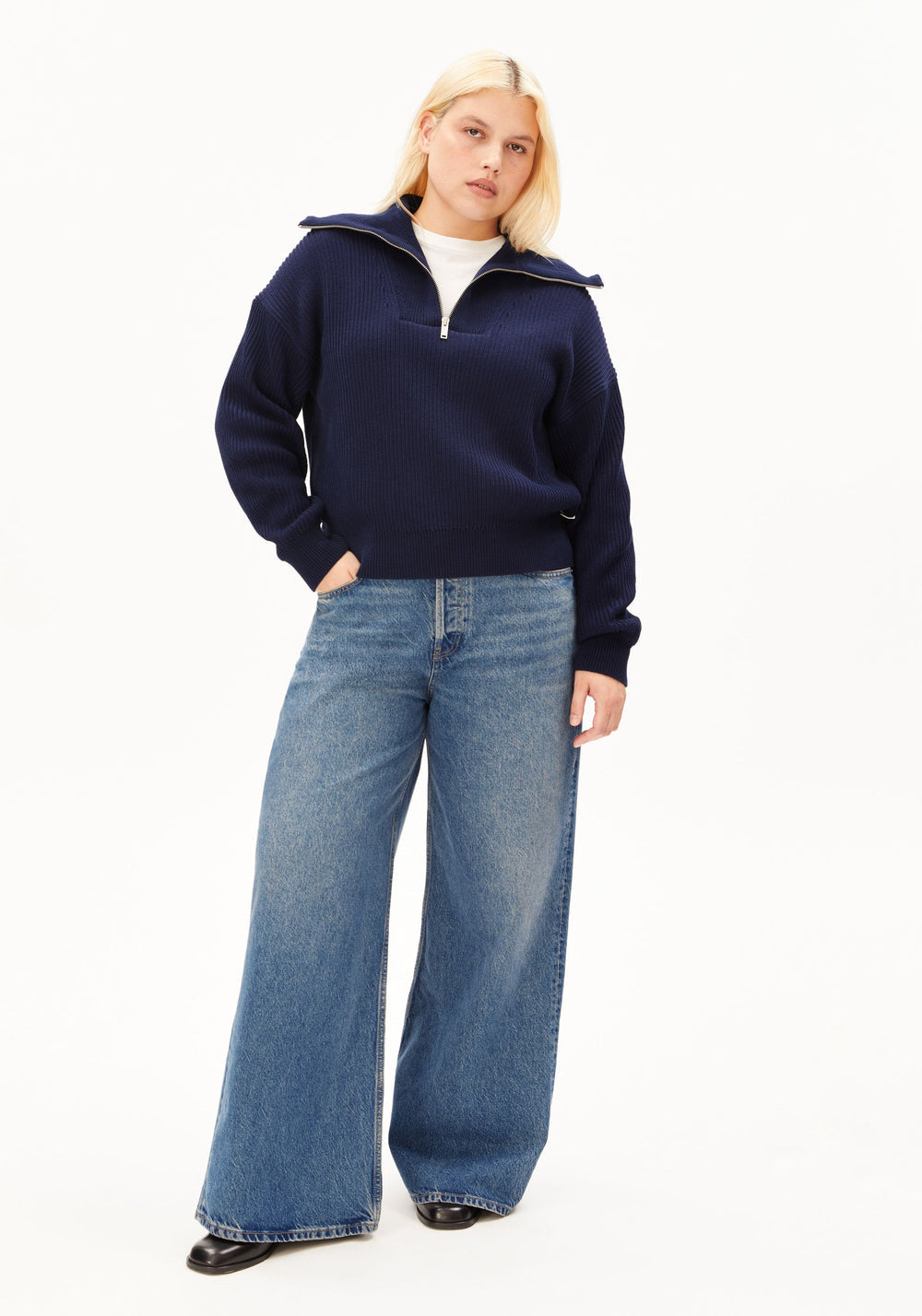 Vanisé Rib Knit Troyer