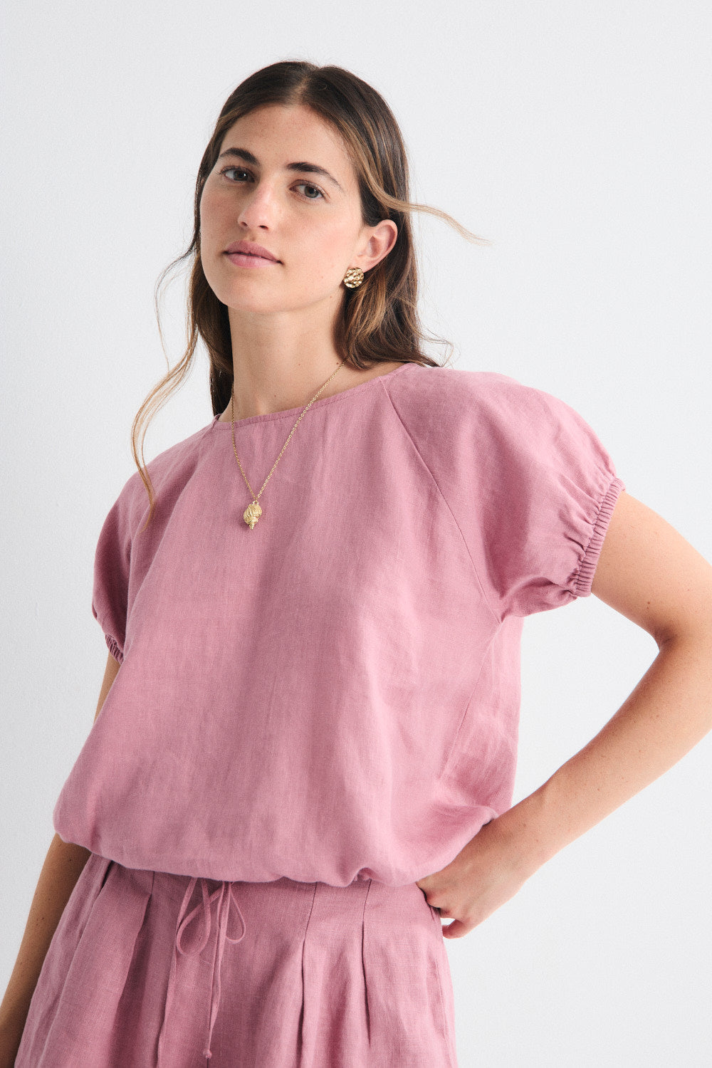 Amanecer Linen Blouse