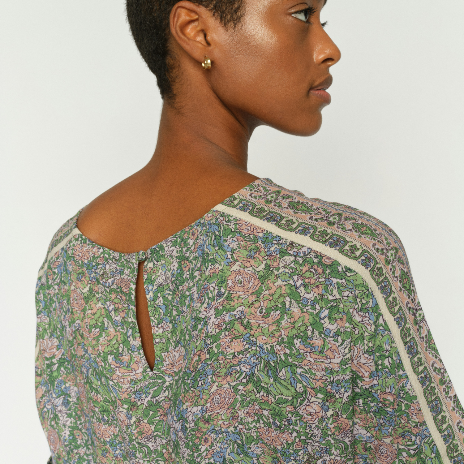 Palma Flowish Orchid Blouse