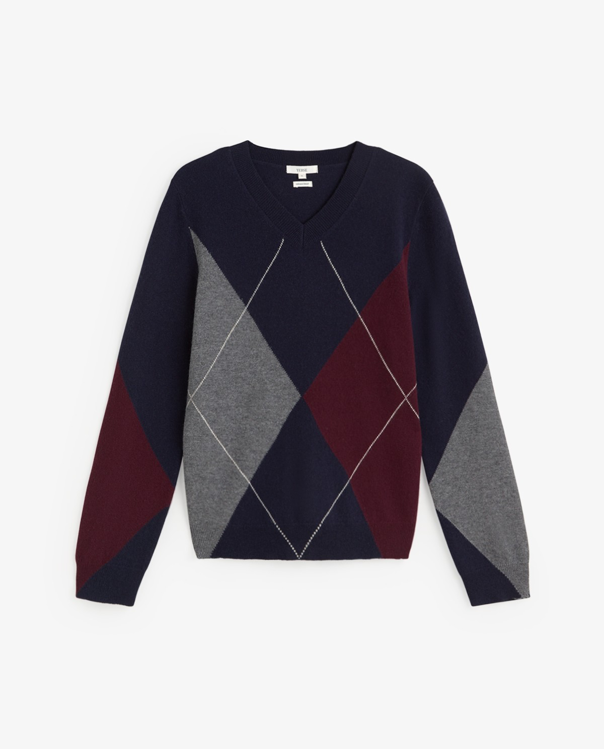 Diamond-Pattern Sweater