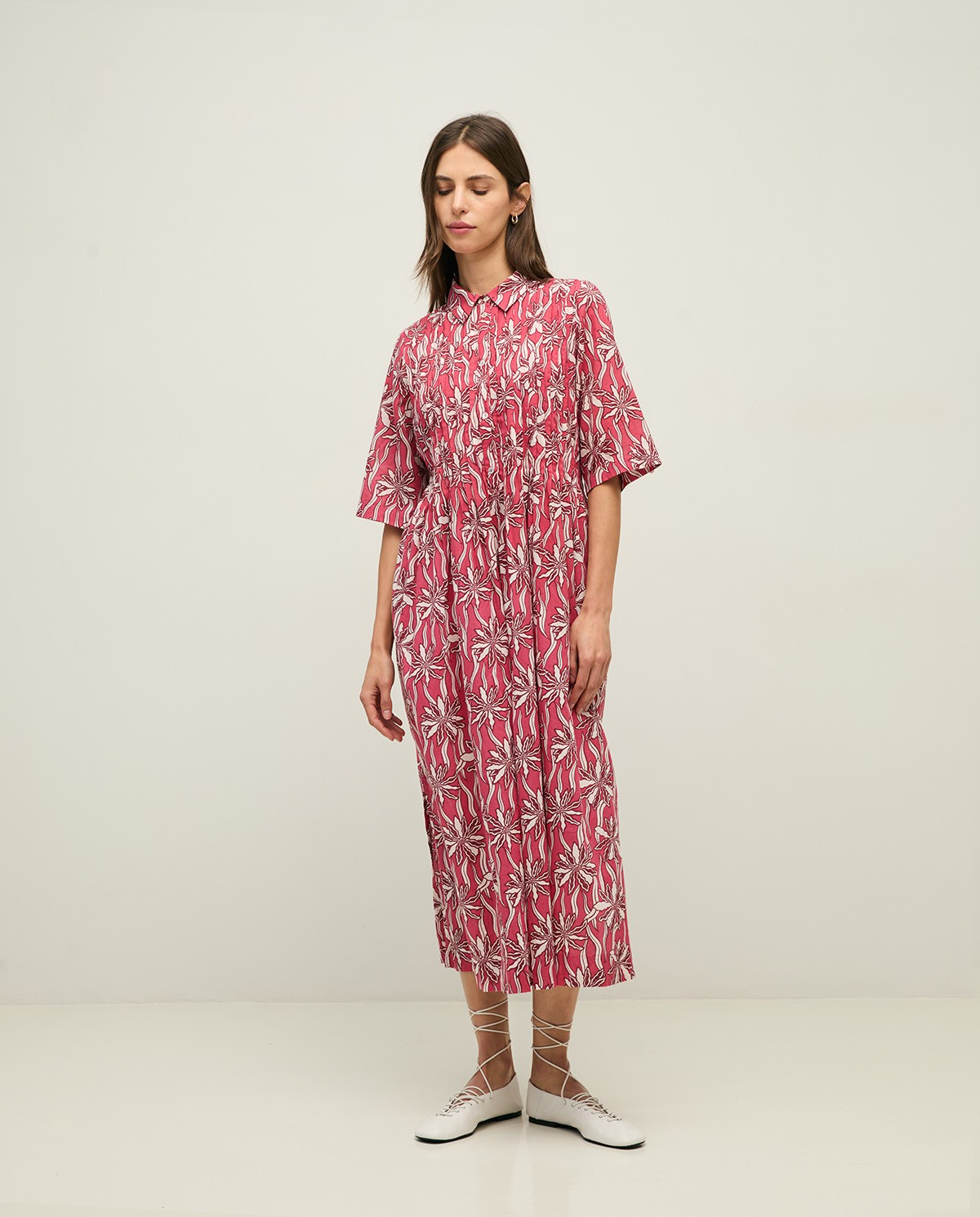 100% Organic Cotton Shirt Dress