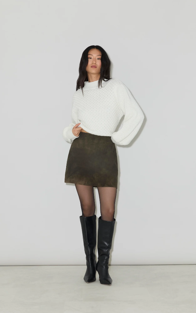 Anniston Diamond Knit Sweater