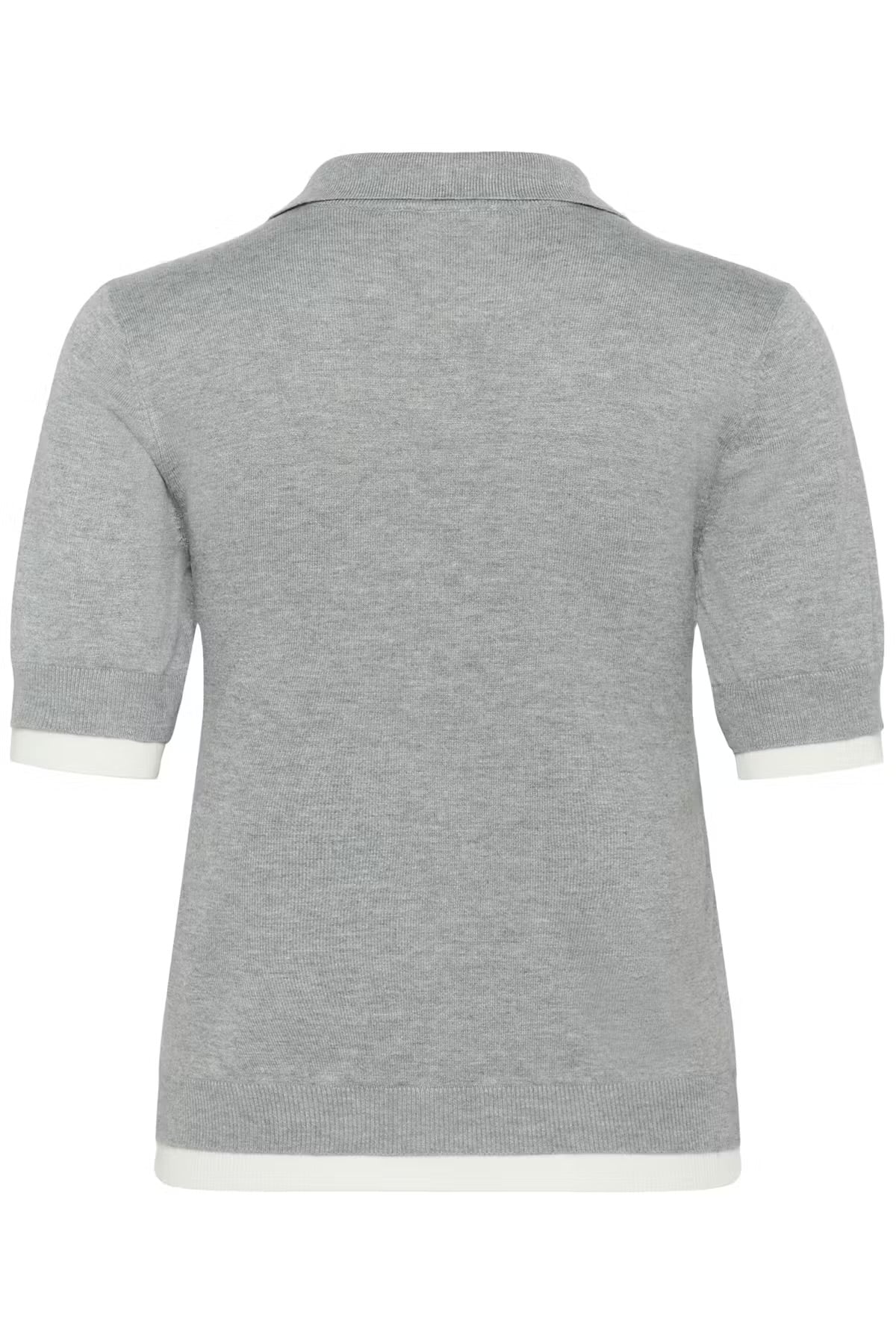 Lizza Contrast Knit Polo
