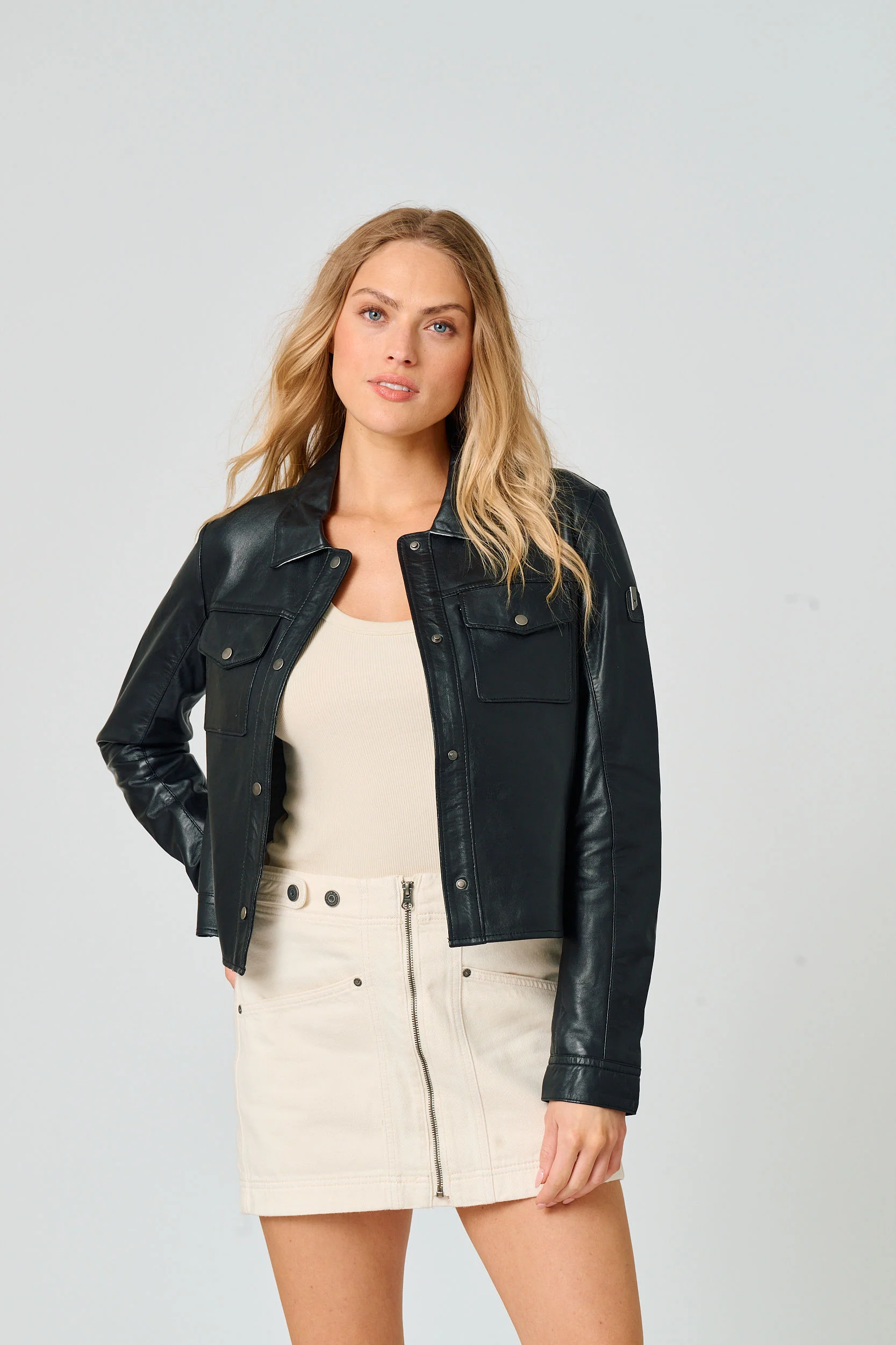 Feodora RF Leather Jacket