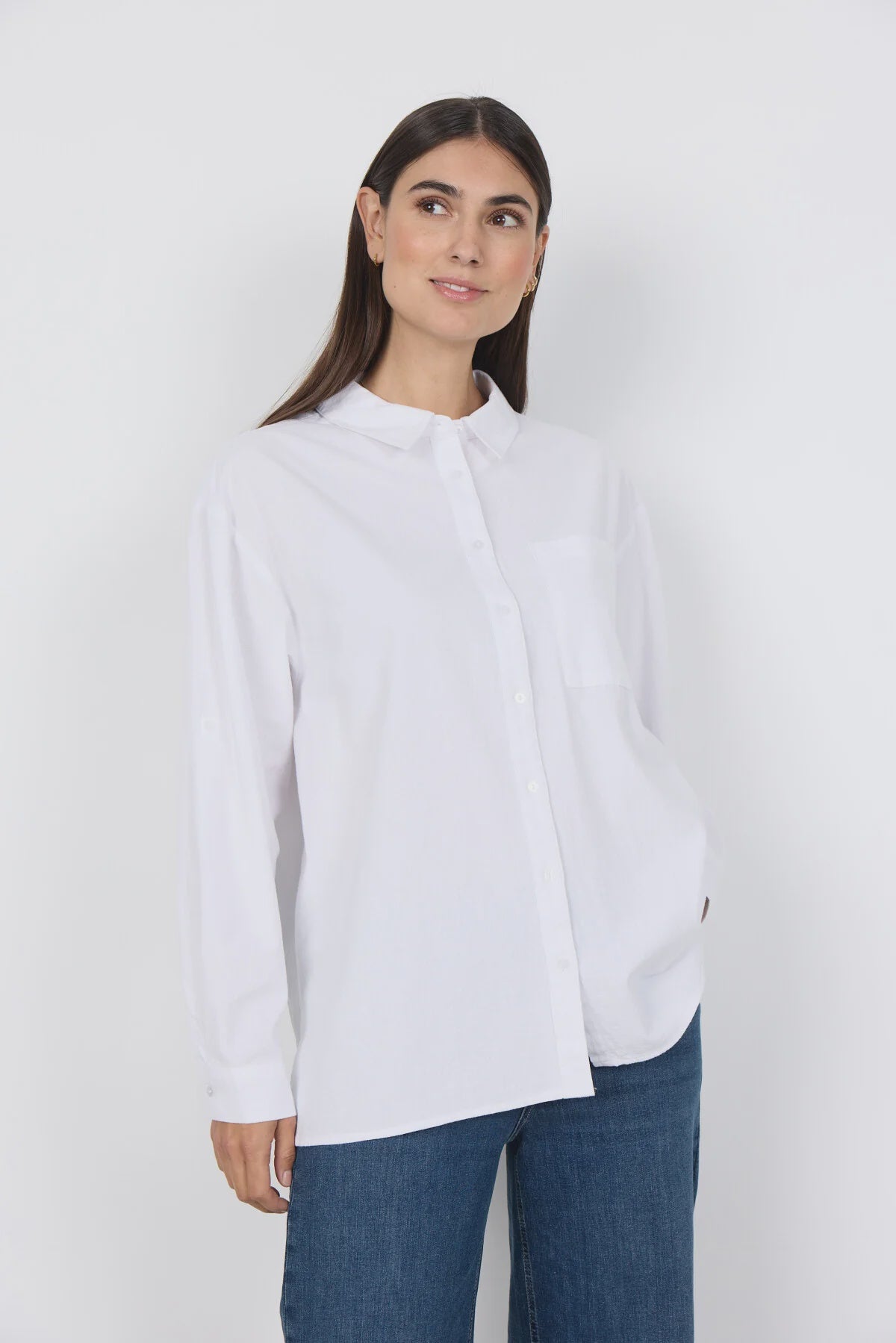 Cissie Cotton Button Down Shirt