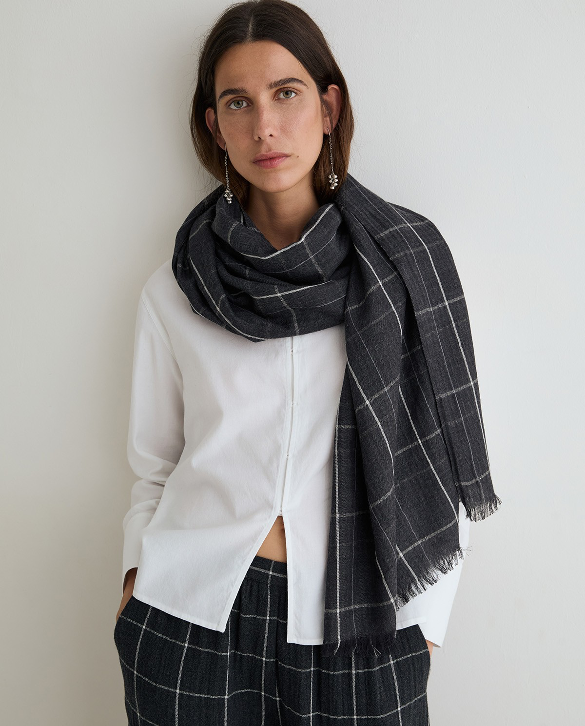 Wool-Cotton Scarf