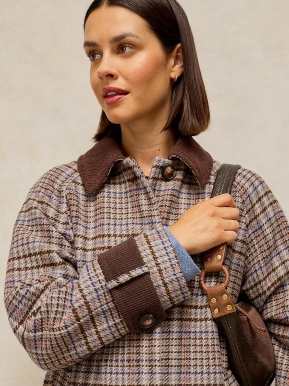 Emmeline Check Coat