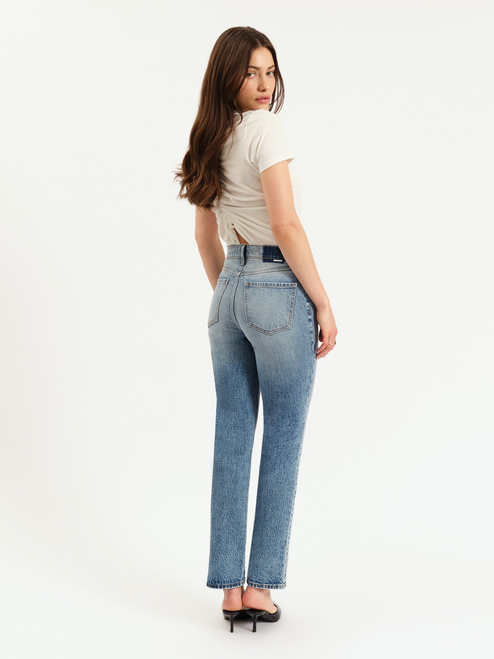Smarty Pants High Rise Slim Straight