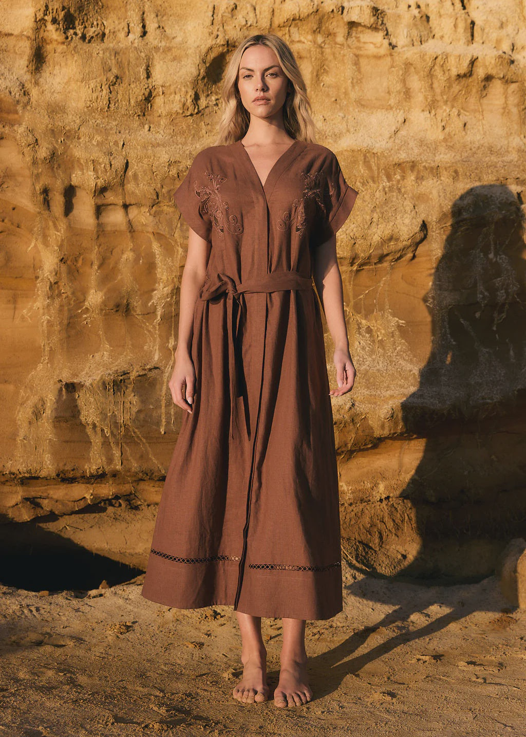 Aven Embroidered Dress