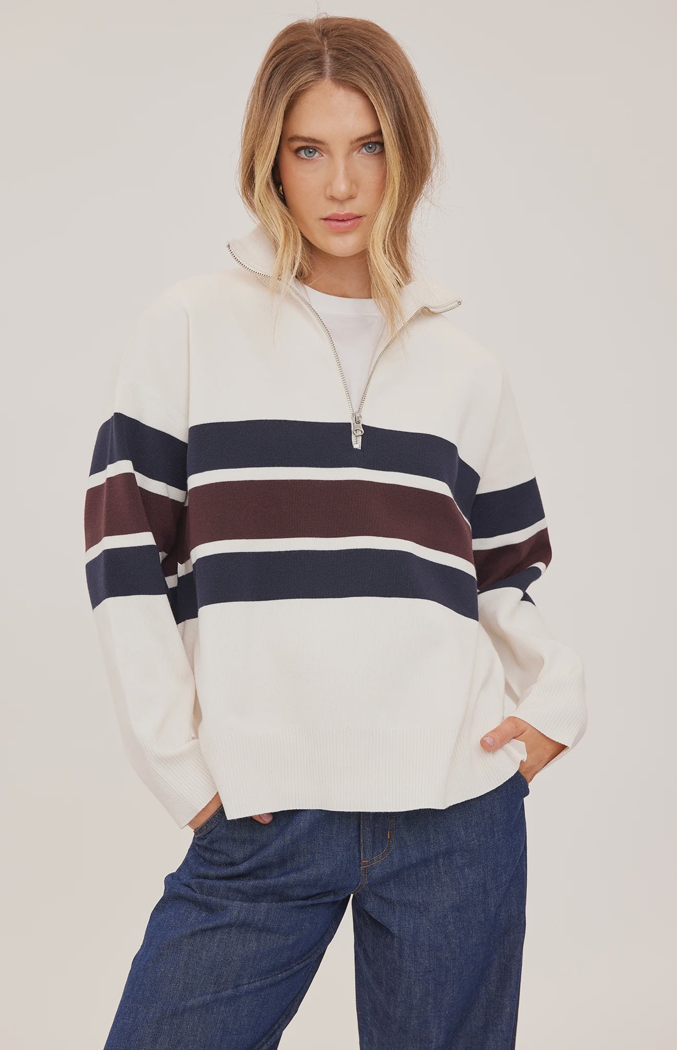 Idris Striped Sweater