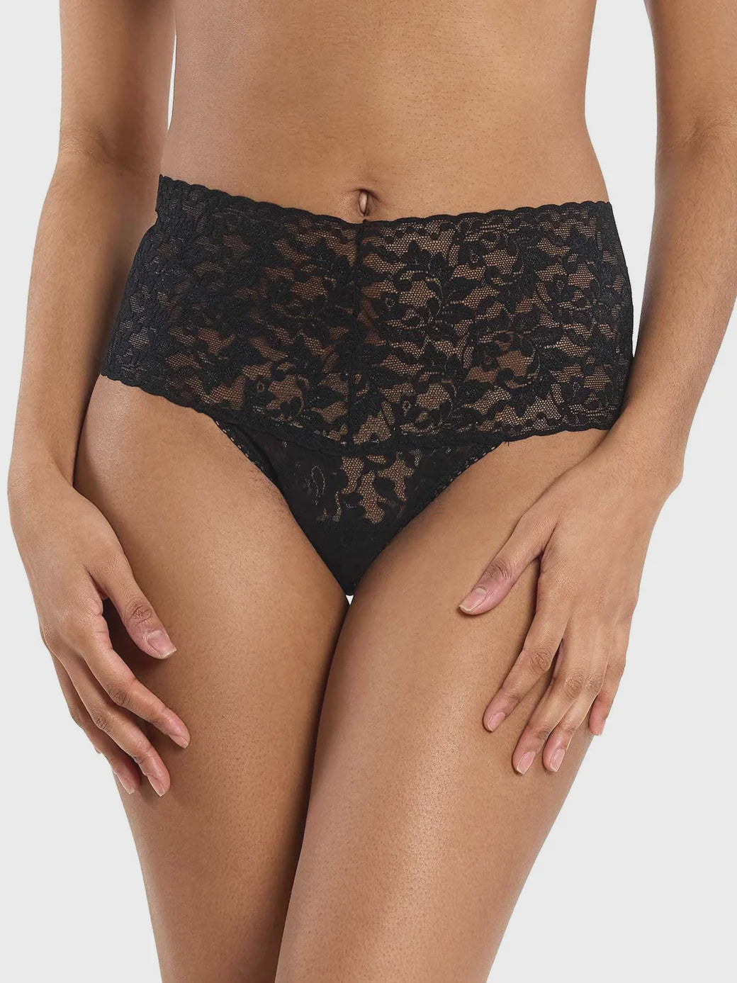 Retro Lace Thong