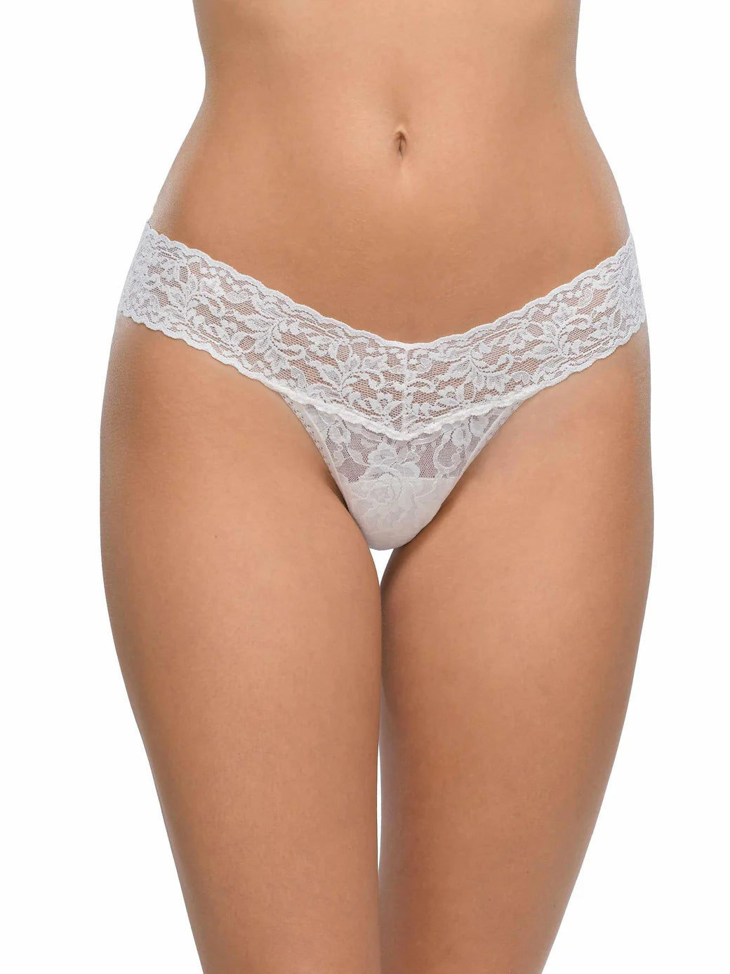 Signature Lace Low Rise Thong (Wrapped)