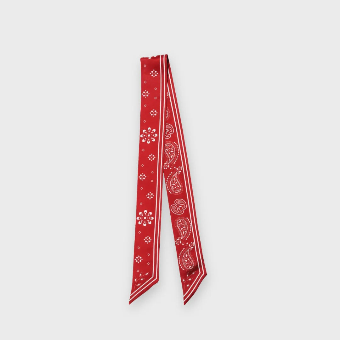 Demi Silk Skinny Scarf