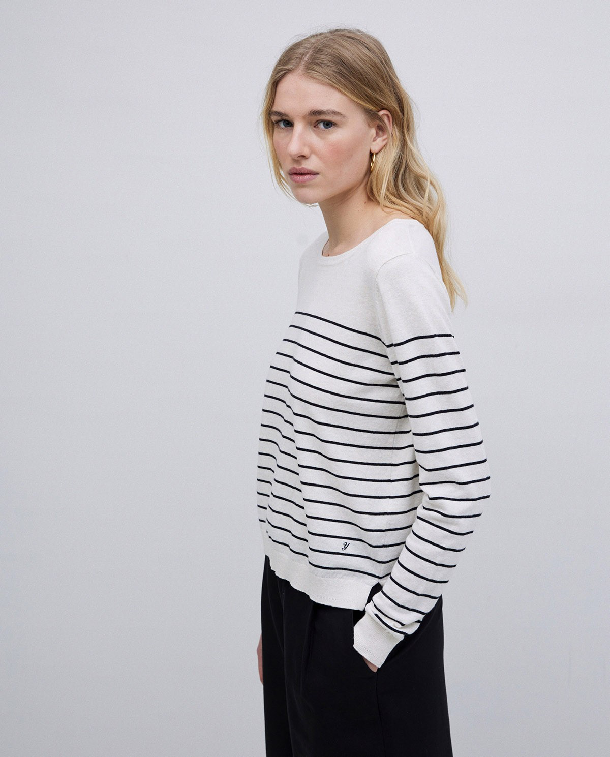 Organic Cotton Striped Jumper