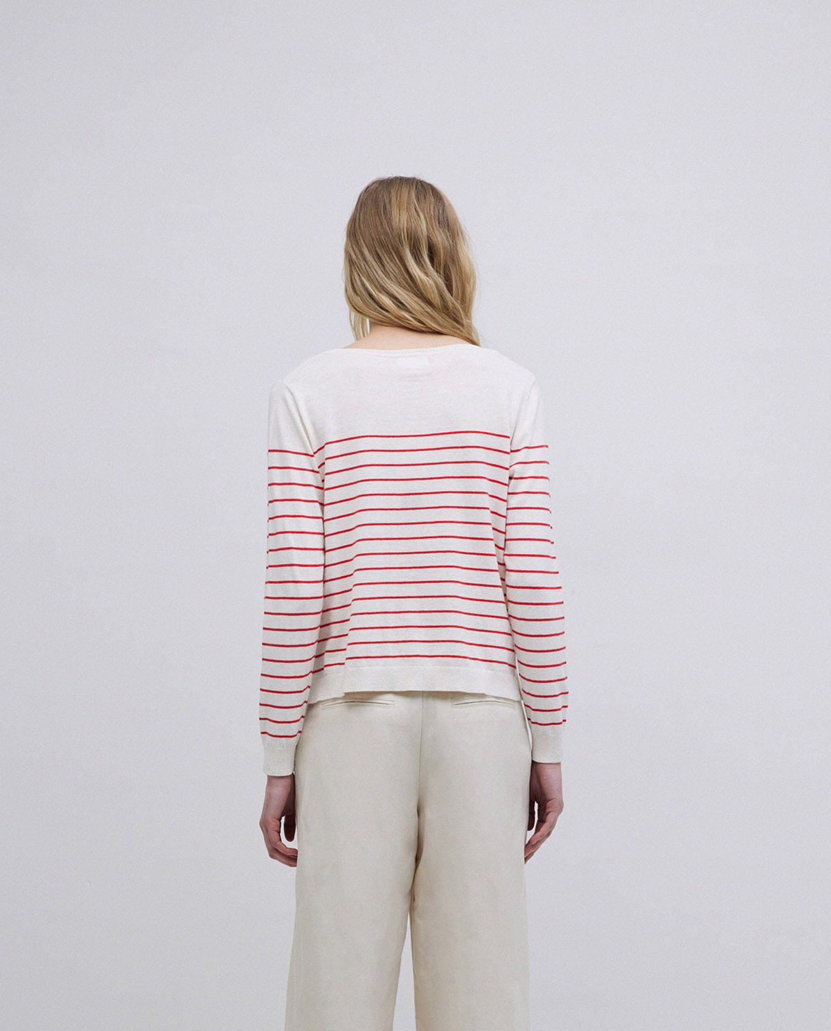 Organic Cotton Striped Jumper