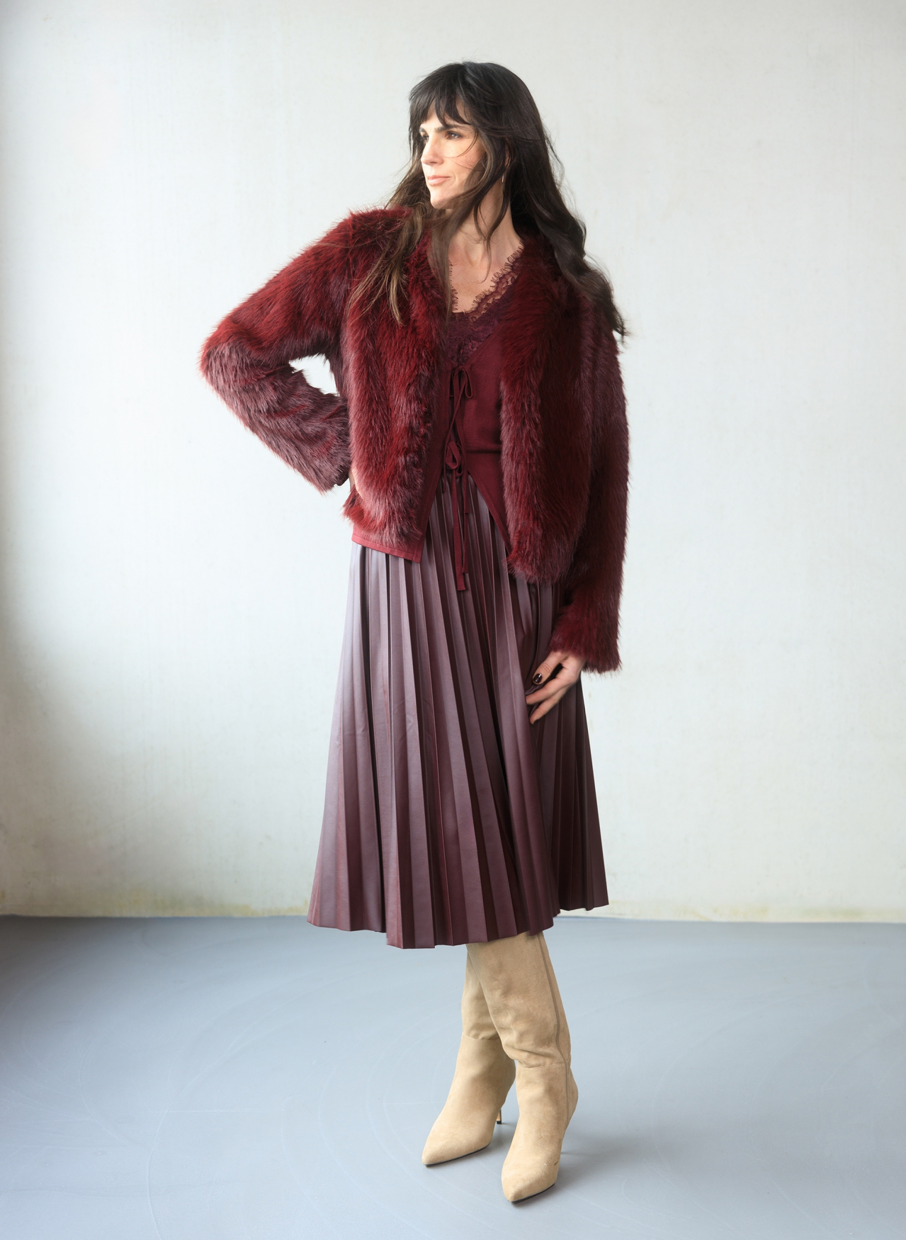 Aiko Essential Pleated Skirt