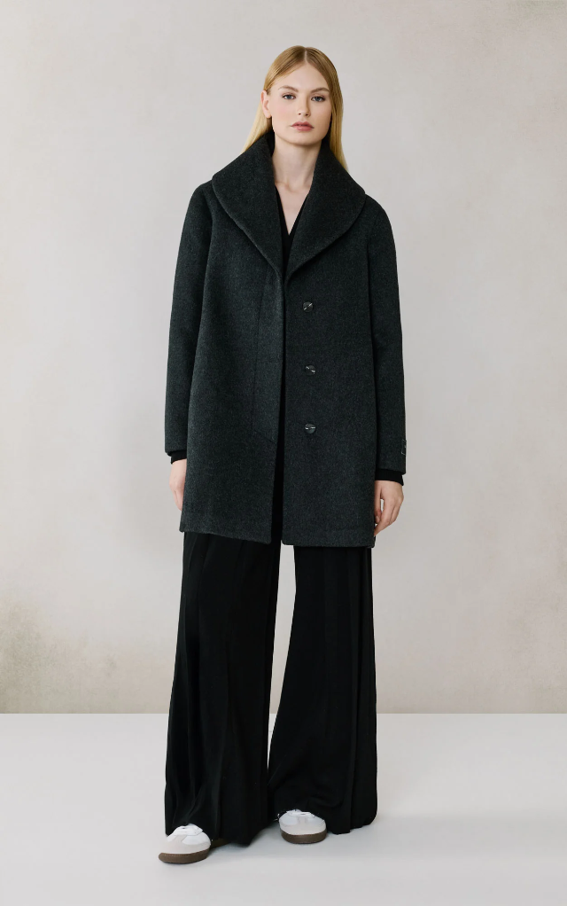 ELSA Wool Shawl Collar Coat