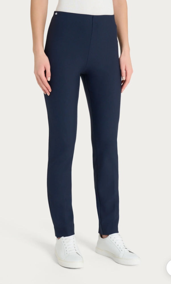Cigarette Pants With Vents in Compact