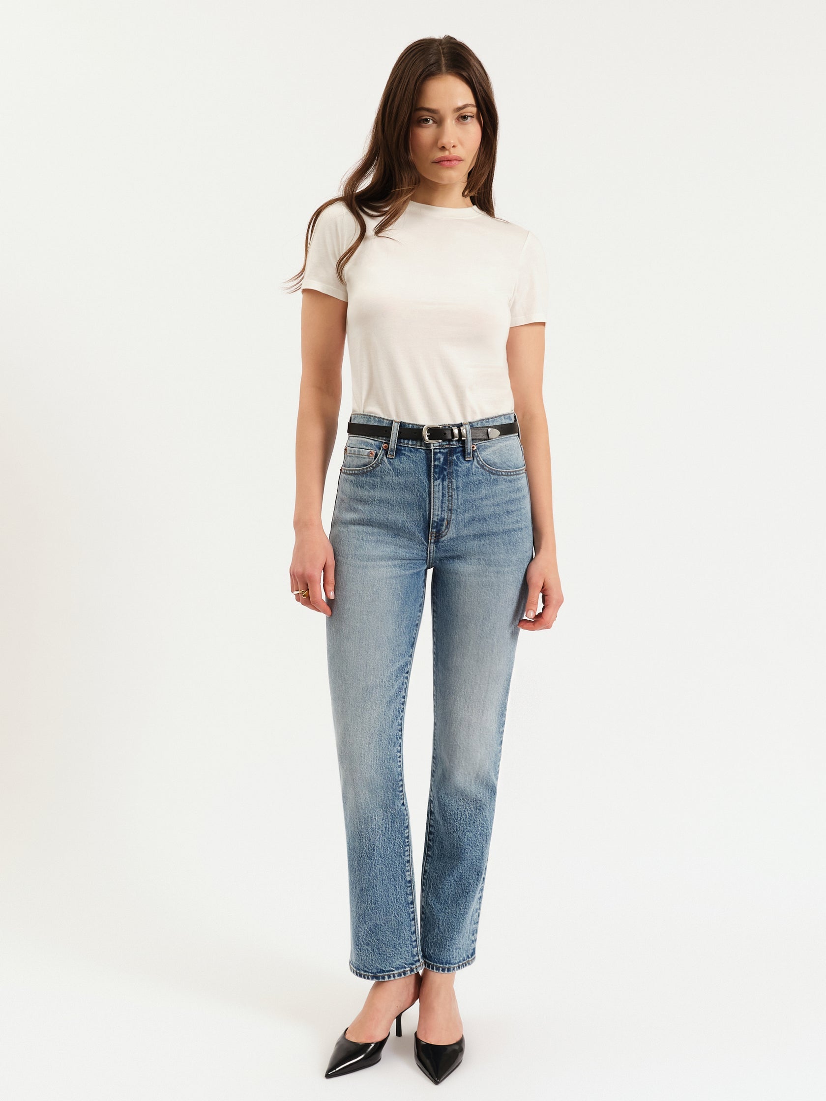 Smarty Pants High Rise Slim Straight