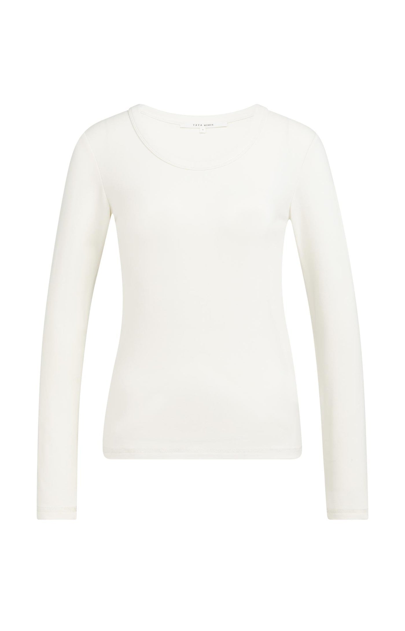 Long Sleeve T-Shirt with Round Neckline