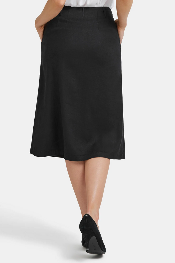 Marilyn A-Line Stretch Linen Skirt