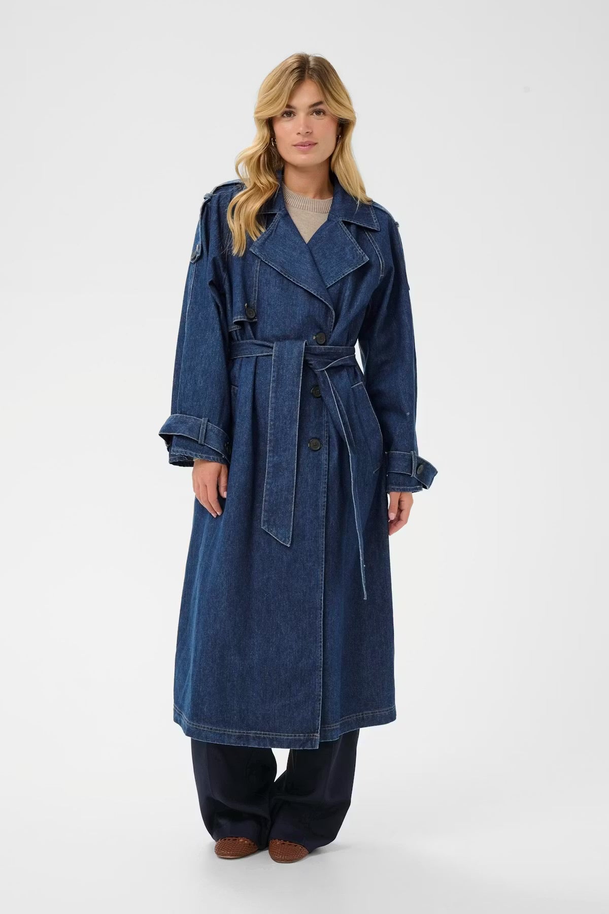 Odell Denim Trenchcoat