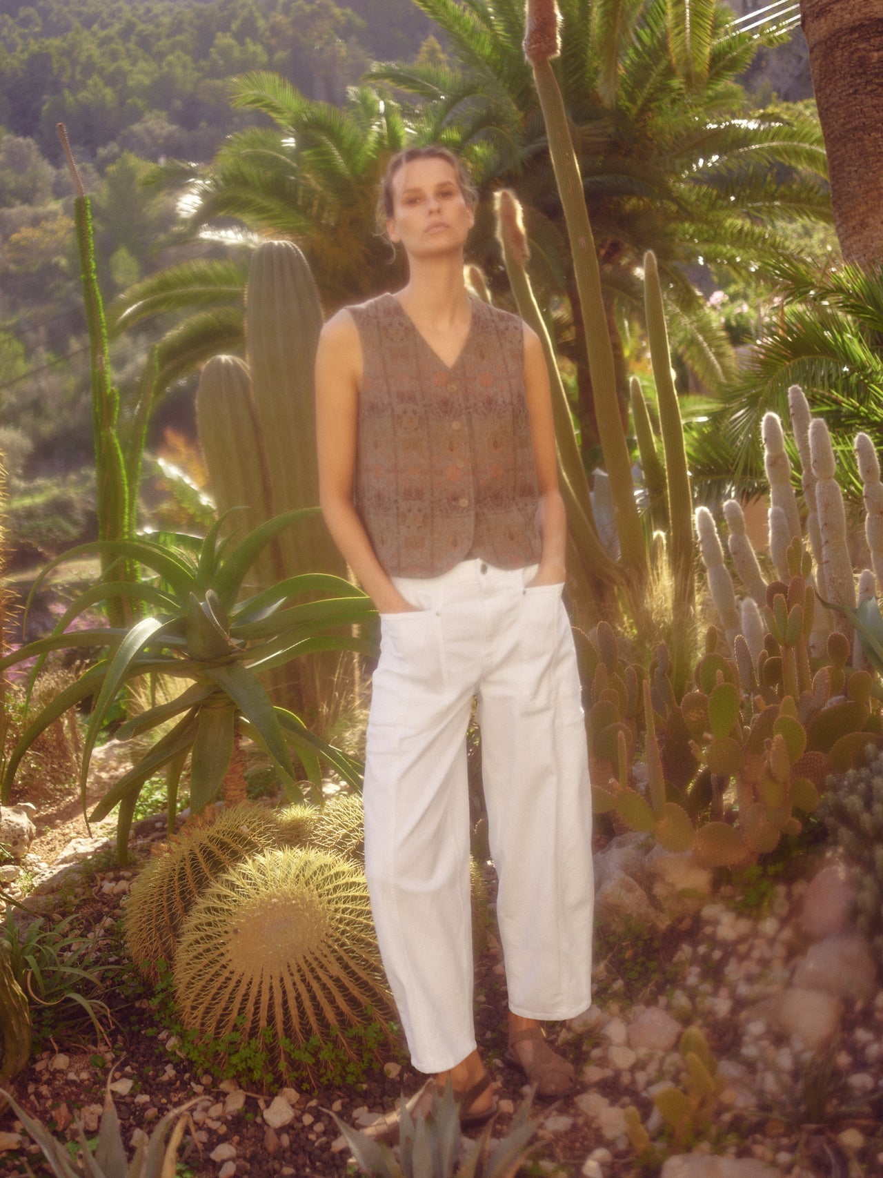 Rosy Bianco Pant
