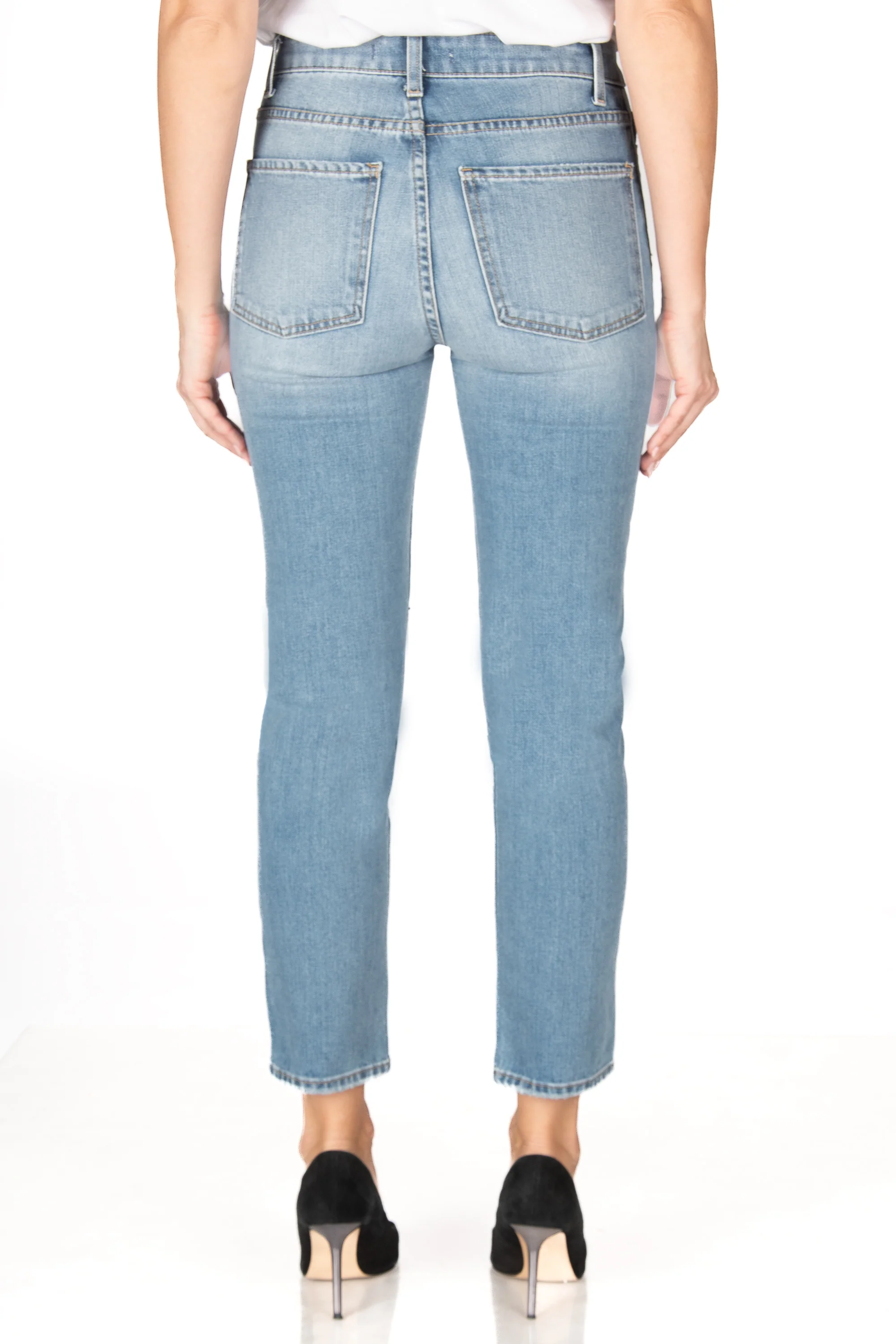 Cher High Rise Straight - Madison Blue