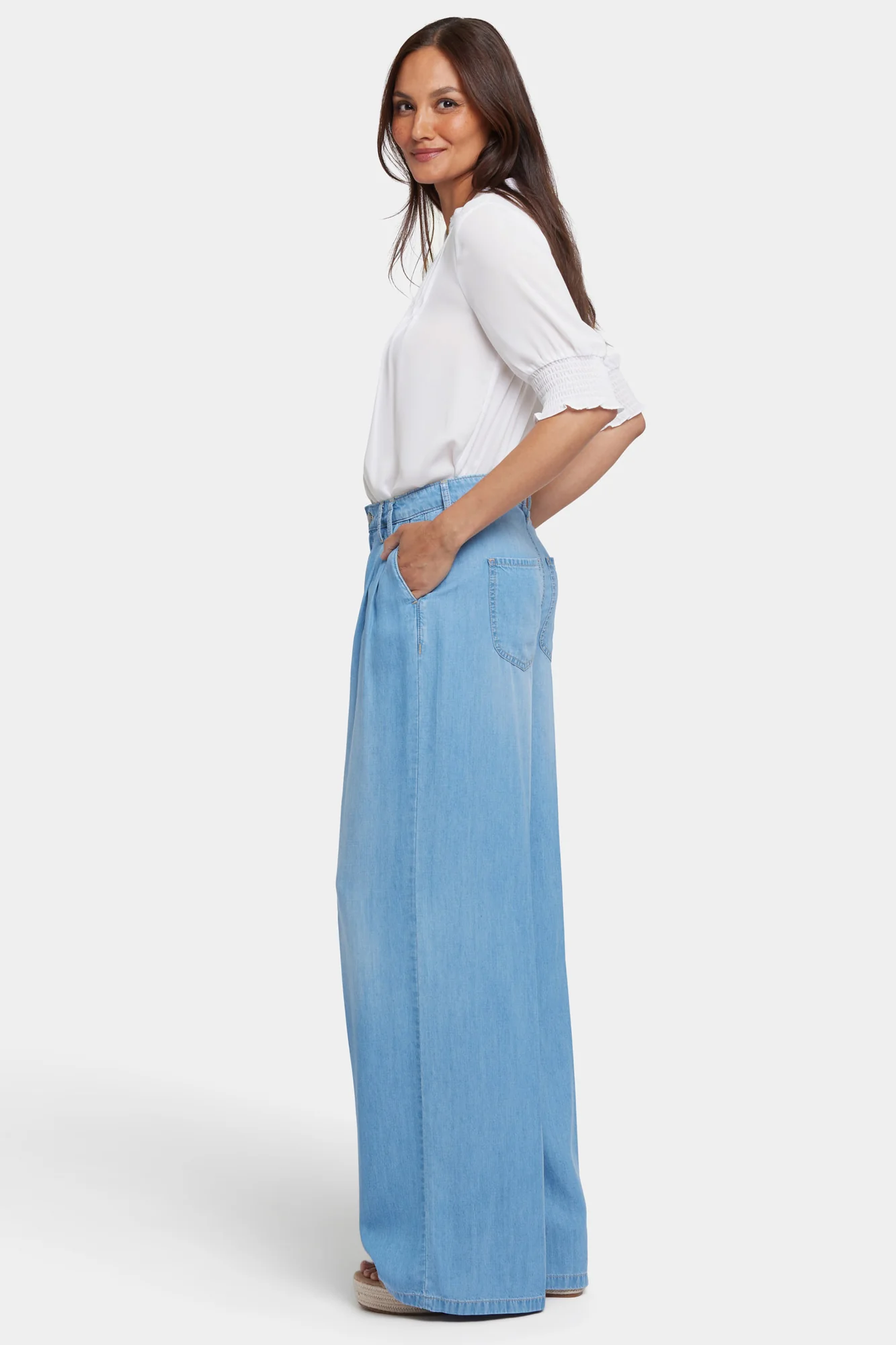 Whitney Pleated Trouser Jean