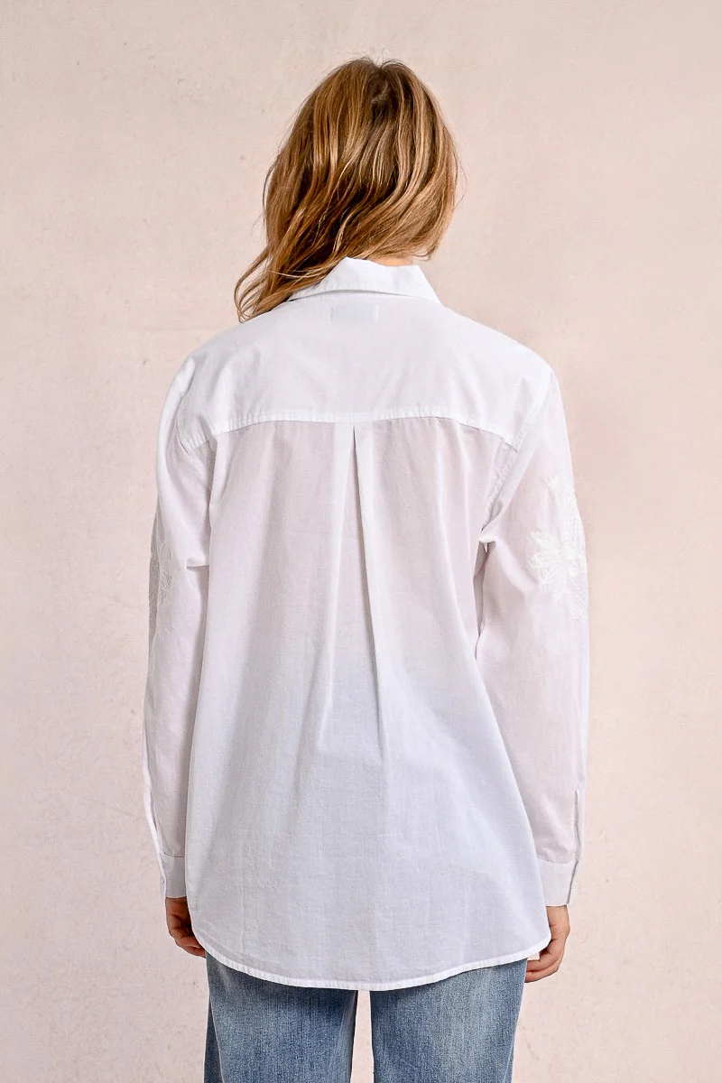 Oversized Embroidered Shirt