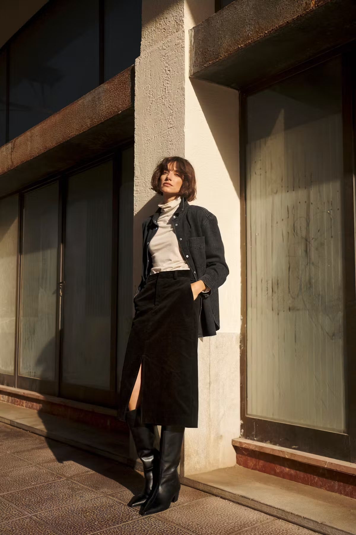 Cornelie Washed Black Jacket