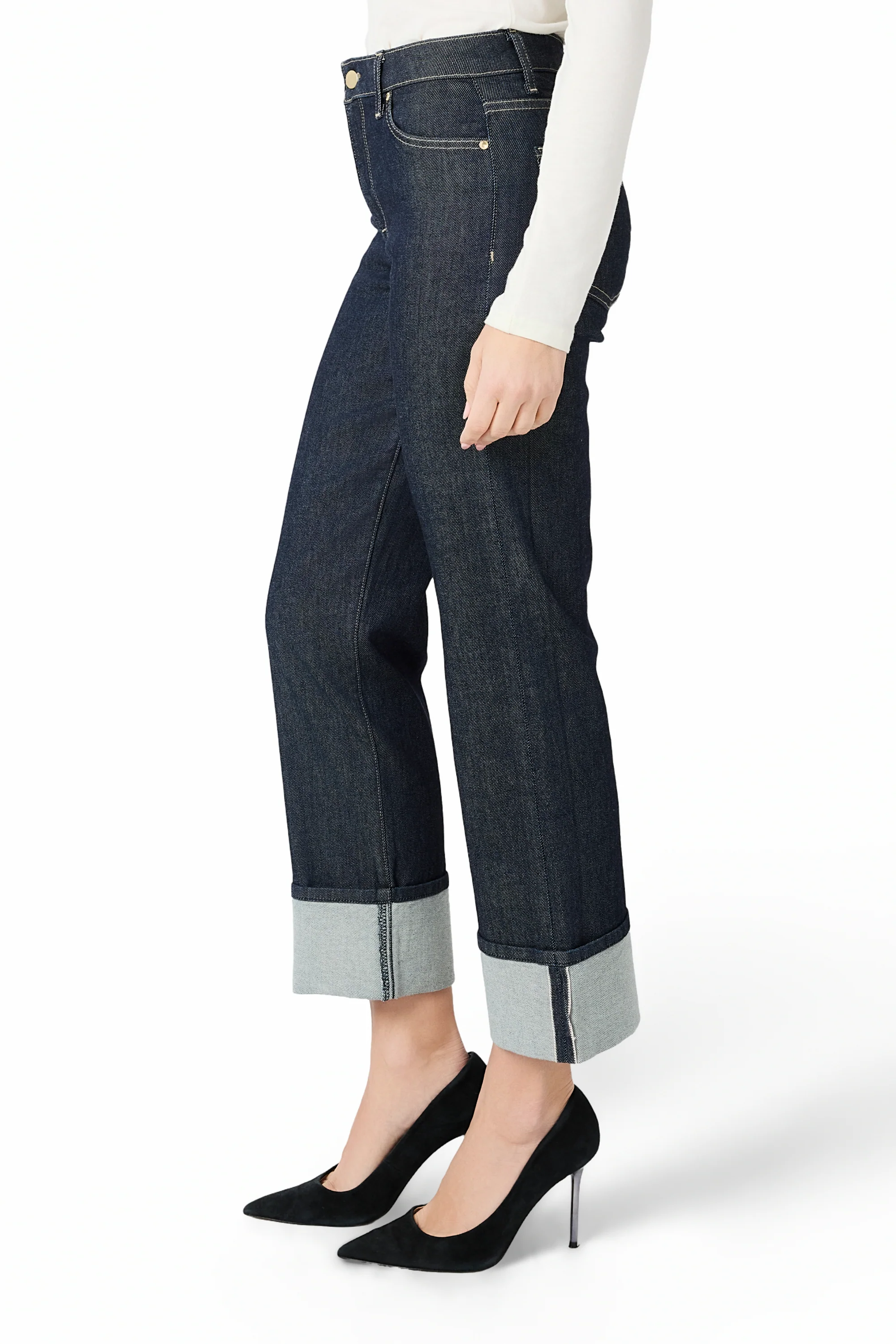 Cali Cuff High Waisted Full Crop