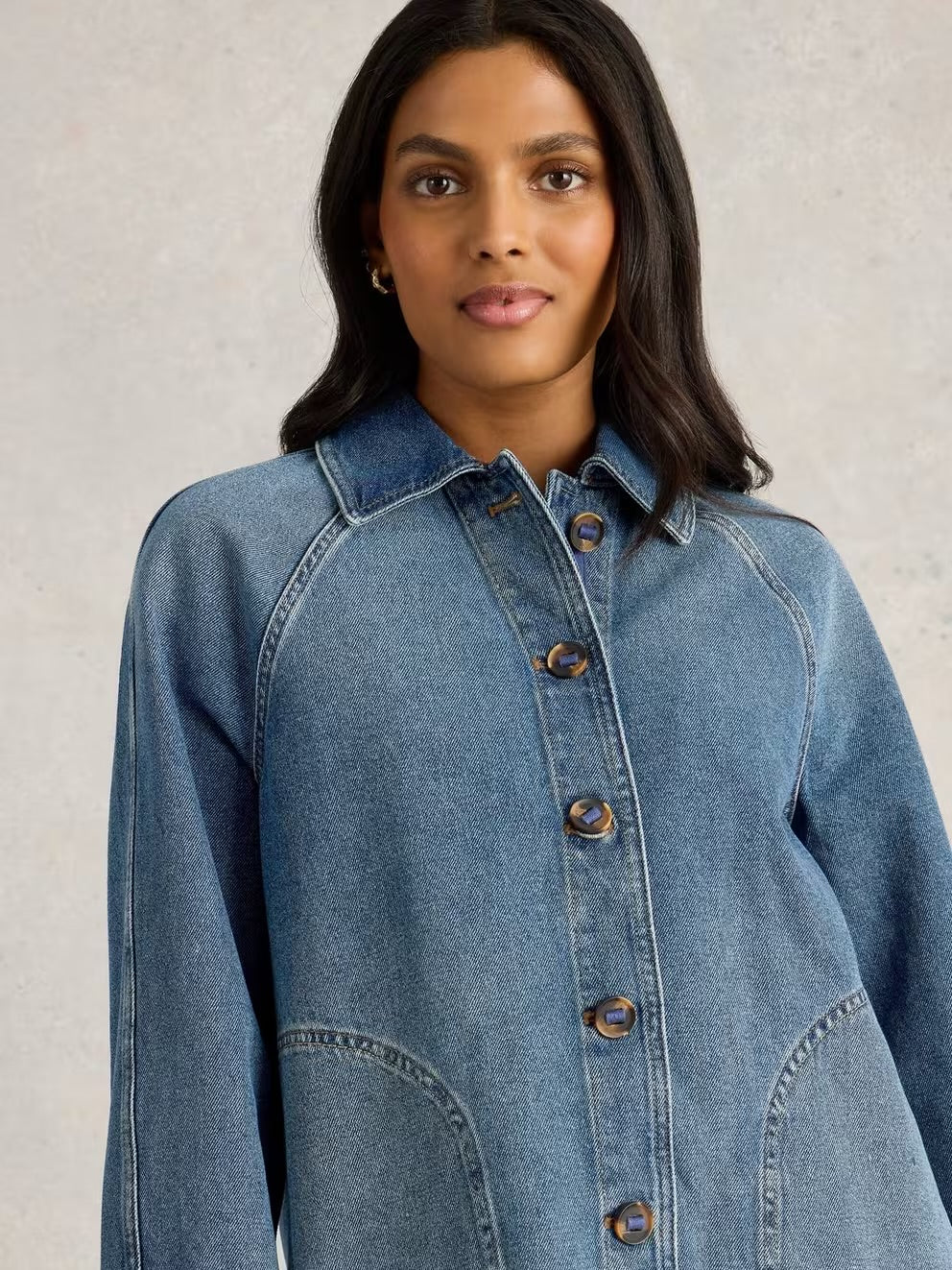 Eden Denim Collared Jacket