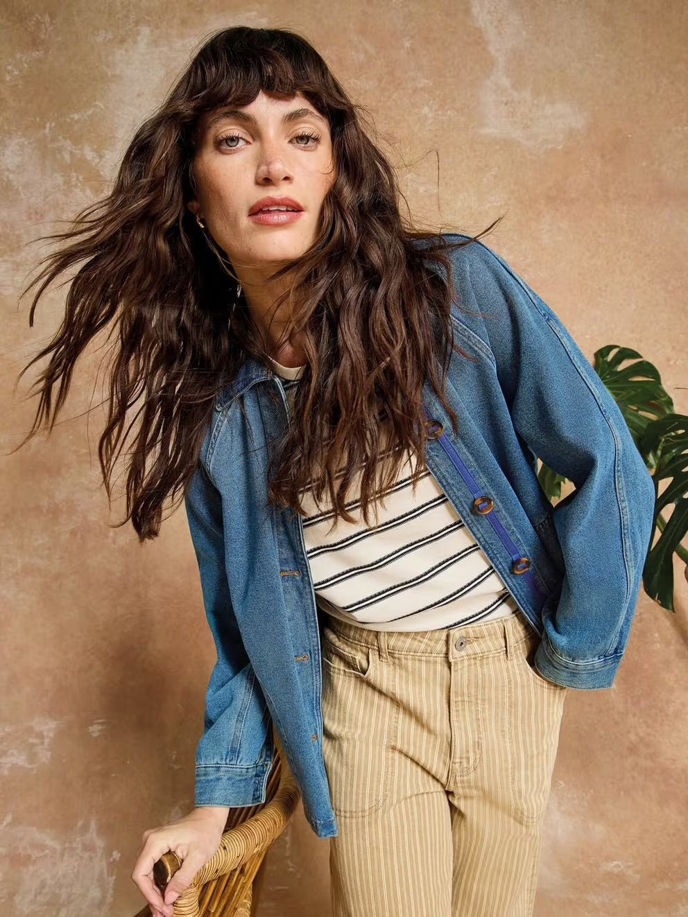 Eden Denim Collared Jacket