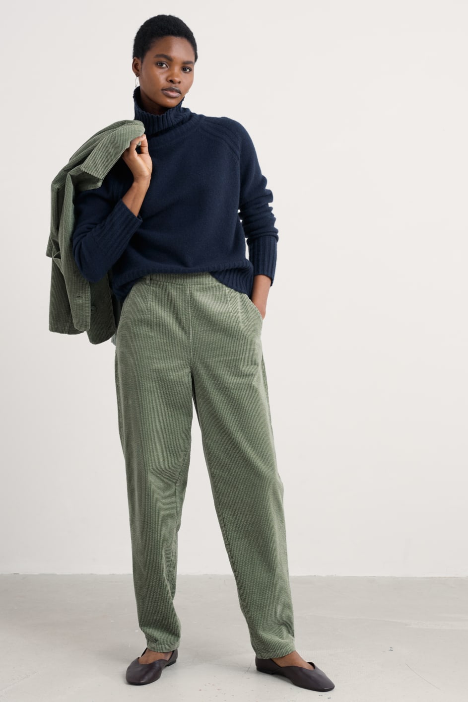 Basset Cove Roll Neck Jumper