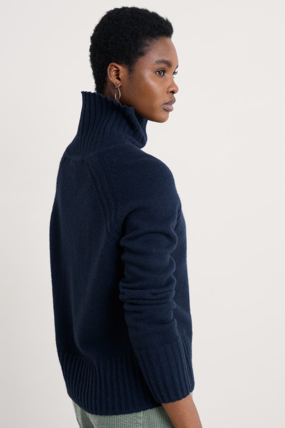 Basset Cove Roll Neck Jumper