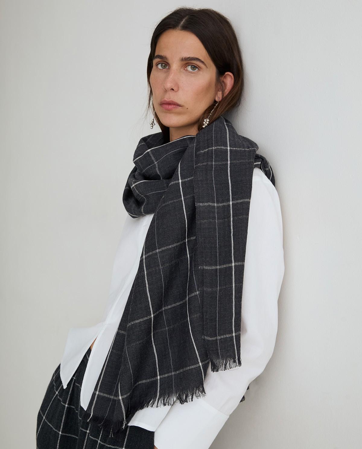 Wool-Cotton Scarf