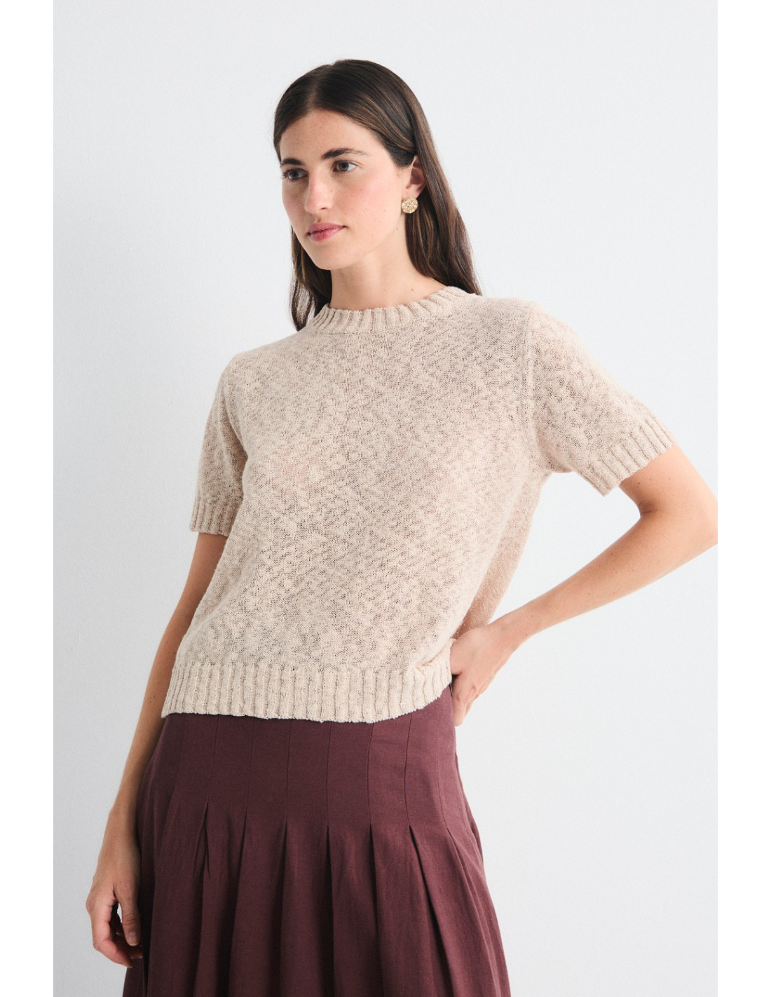 Balam Knitted T-Shirt