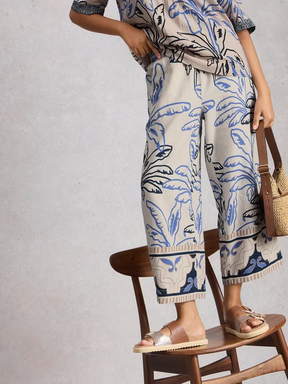 Shelly Linen Blend Culotte