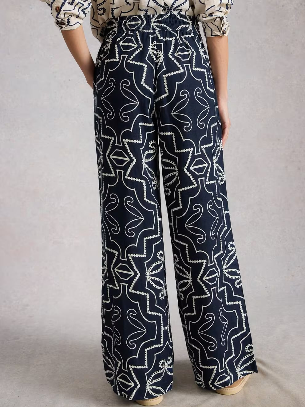 Ally Linen Wide Leg Trouser