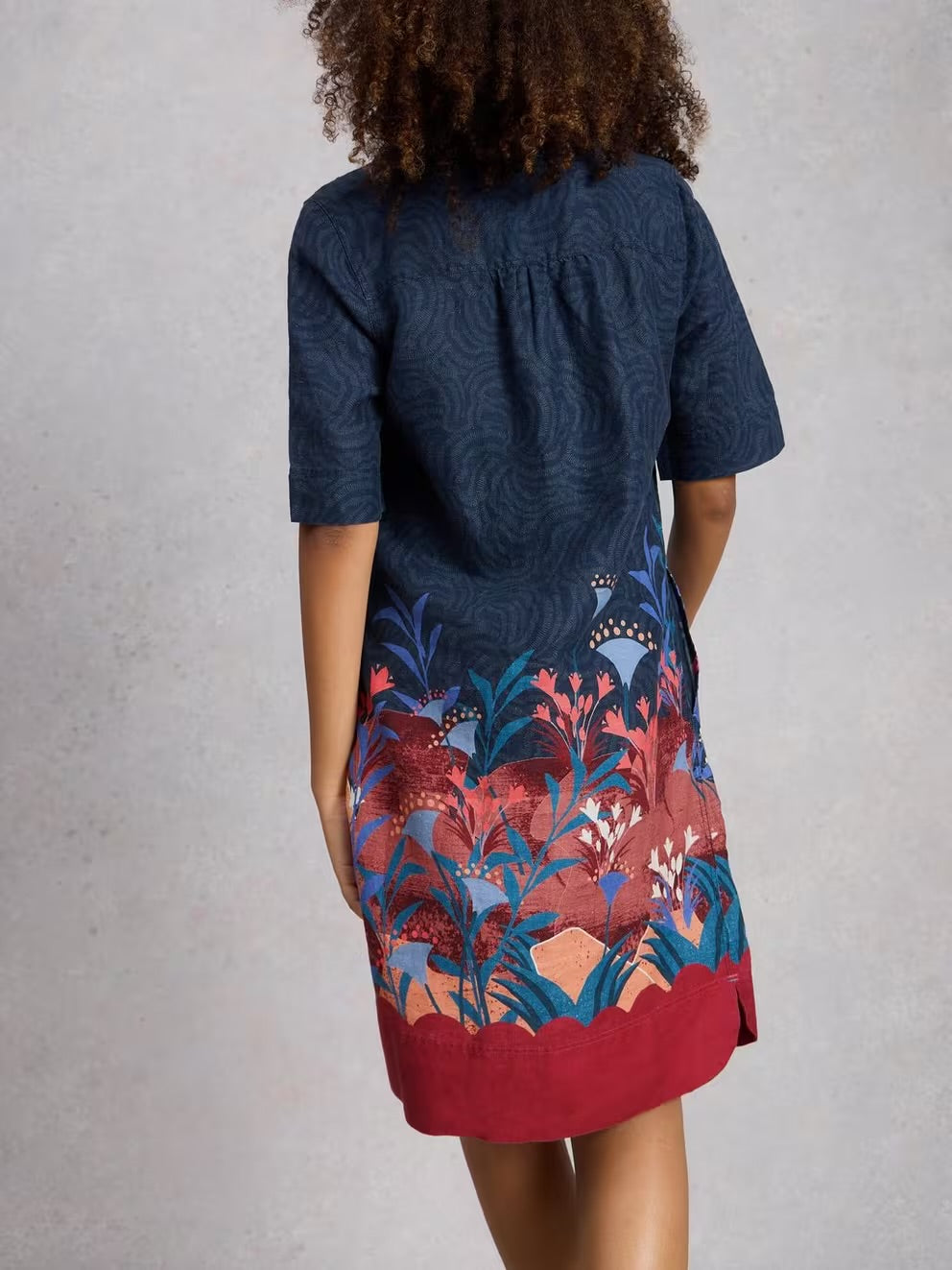 June Linen Dress