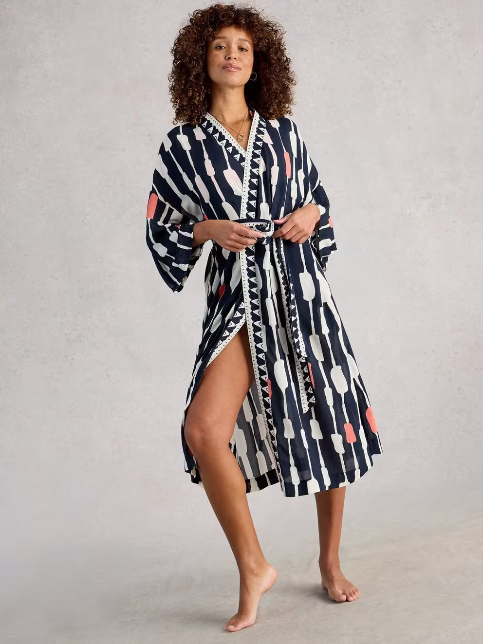 Poppy Cover Up Kimono
