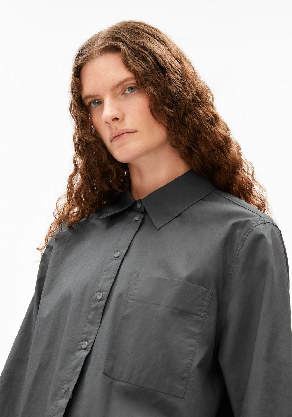 Loose Poplin Shirt